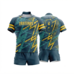 Custom Sublimated Rugby Uniform – Premium Team Jersey & Shorts Set