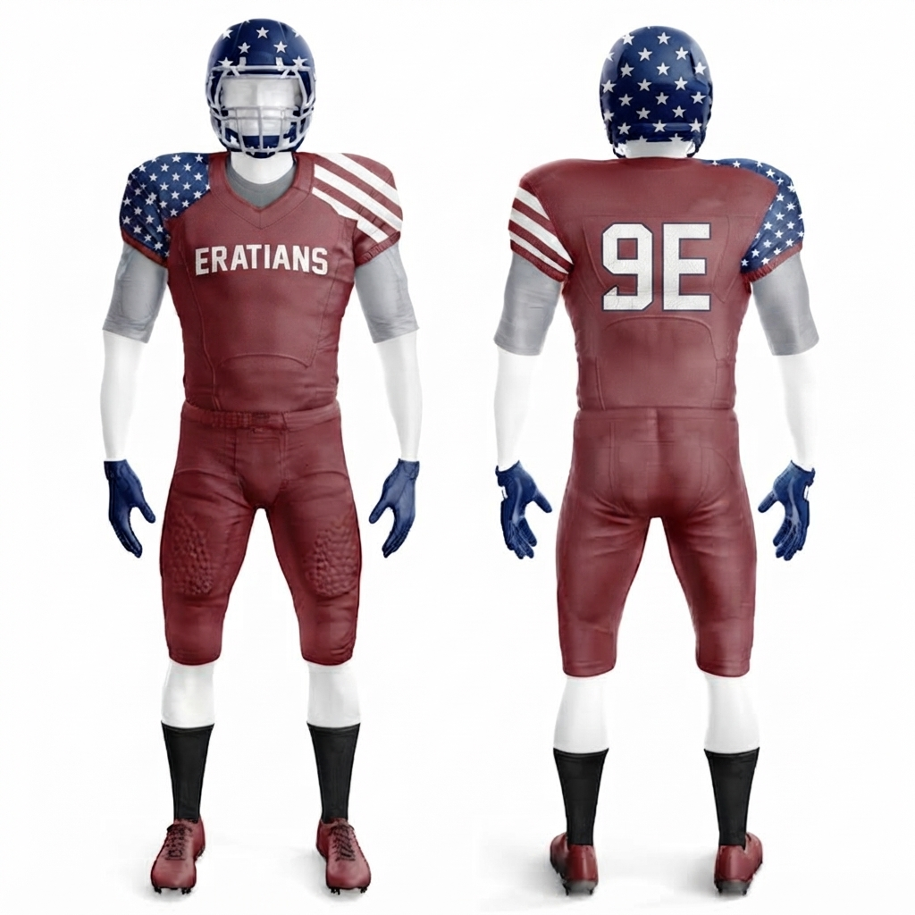 Gemini_Generated_Image_ky40i8ky40i8ky40 Custom American Football Uniform – USA Patriotic Red, White & Blue Performance Set - Image 1